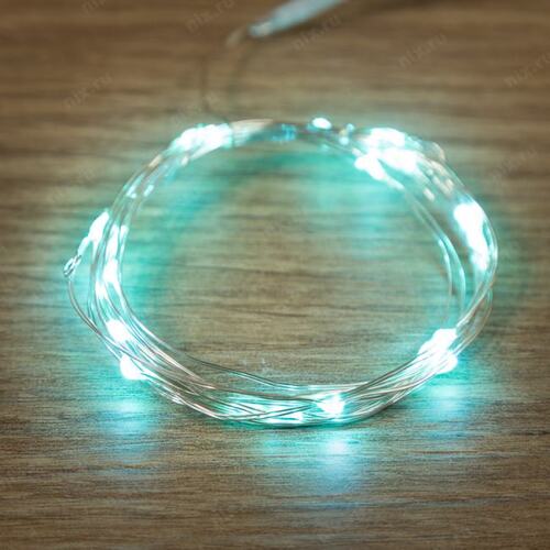NEON-NIGHT <303-004> Гирлянда "Роса" (2м, 20LED, 2xCR2032)