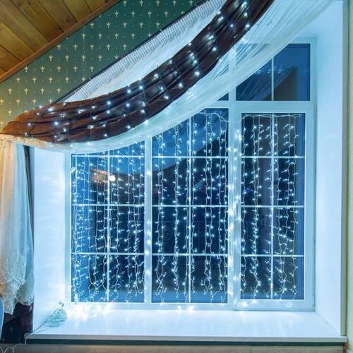 303-015 Гирлянда Твинкл Лайт 4 м, темно-зеленый ПВХ, 25 LED, цвет белый