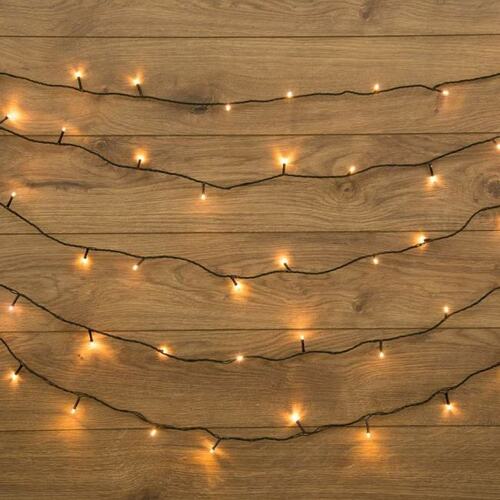 303-026 Гирлянда Твинкл Лайт 6 м, темно-зеленый ПВХ, 40 LED, цвет
