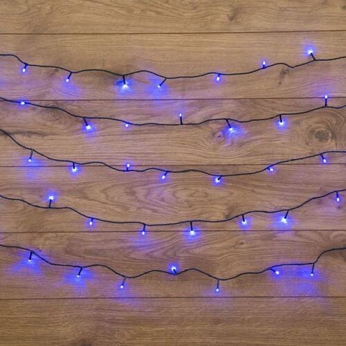 303-043 Гирлянда Твинкл Лайт 10 м, темно-зеленый ПВХ, 80 LED, цвет: Синий