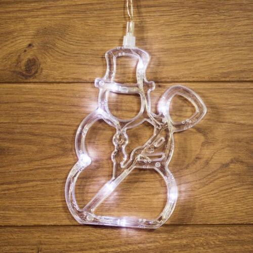 NEON-NIGHT <501-013> Фигура светодиодная "Снеговик" (8LED, 3xAAA)
