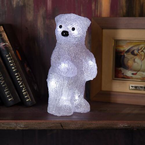 NEON-NIGHT <513-311> Фигура светодиодная "Медвежонок" (10LED, 12x22x13см, 3xAA)