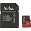   Netac Pro NT02P500PRO-016G-R microSDHC A1, V10, UHS-I Class 1 (U1), Class 10 16  +microSD->SD ,  