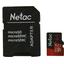   Netac Pro NT02P500PRO-064G-R microSDXC A1, V30, UHS-I Class 3 (U3), Class 10 64  +microSD->SD ,  