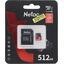   Netac Pro NT02P500PRO-512G-R microSDXC A1, V30, UHS-I Class 1 (U1), Class 10 512  +microSD->SD ,  