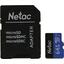   Netac NT02P500STN-064G-R microSDXC A1, UHS-I Class 1 (U1), Class 10 64  +microSD->SD ,  