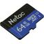   Netac NT02P500STN-064G-S microSDXC UHS-I Class 1 (U1), Class 10 64 ,  