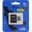   Netac NT02P500STN-128G-R microSDXC UHS-I Class 1 (U1), Class 10 128  +microSD->SD ,  