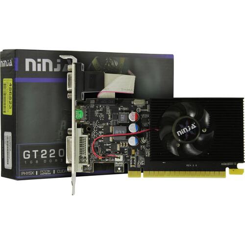 Видеокарта Ninja NH22NP013F GeForce<sup>®</sup> GT 220 1 Гб GDDR3