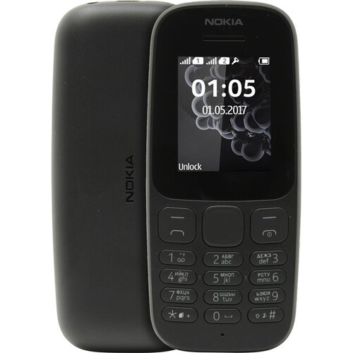Телефон Nokia 105 Dual SIM Black (TA-1034) 4 Мб