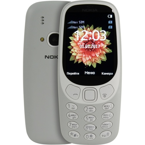 Телефон Nokia 3310 Dual Sim (TA-1030) Grey 16 Мб