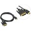 Кабель HDMI <-> DVI-D NoName HDMI(M) to DVI(M) 1.8m 30AWG 1.8 м., вид основной