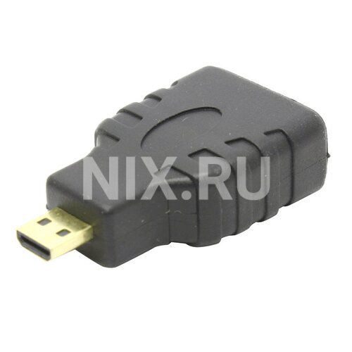 Переходник HDMI <-> microHDMI NoName HDMI F to microHDMI M