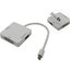 Переходник miniDisplayPort -> HDMI/DVI/DisplayPort NoName miniDisplayPort to HDMI/DVI/DisplayPort 0.2 м., вид основной