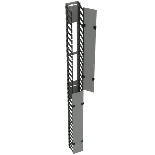 NT CO-VO.42T21.C G Органайзер вертикальный, 42U, тип Т2.1, с крышкой, серый