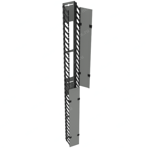 NT CO-VO.45T21.C G Органайзер вертикальный, 45U, тип Т2.1, с крышкой, серый