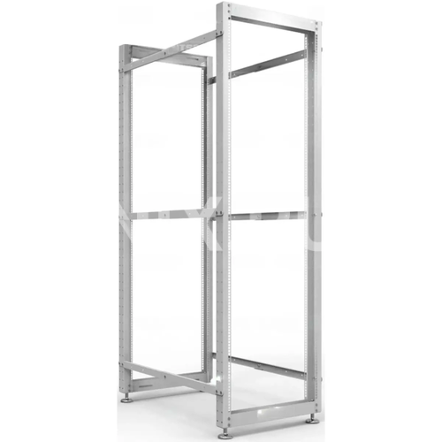 NTSS-2POR42U/600-1000 Стойка двухрамная NTSS 42U 550ммx1000мм 600кг серый