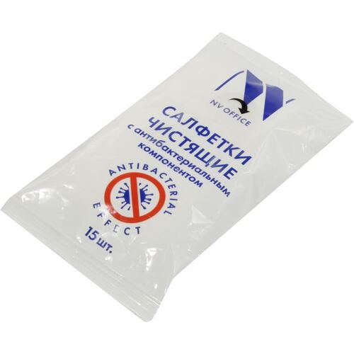 Салфетки с антибактериальным компонентом NV-Office NVO-03-002