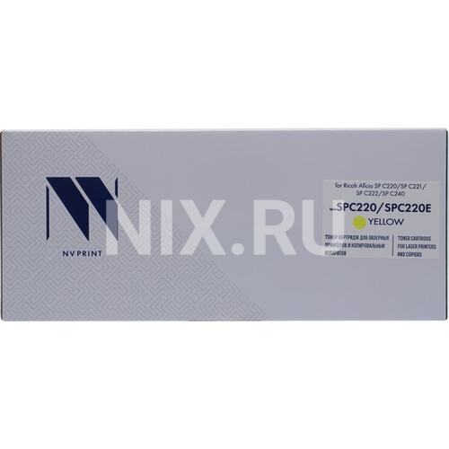 Картридж цветной (или контейнер с цветными чернилами) NV-Print NV-SPC220/SPC220E Yellow