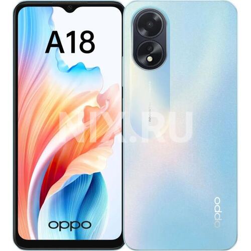 CPH2591 Blue 4+128 OPPO Смартфон OPPO Смартфон OPPO A18 CPH2591 4+128Gb Синий