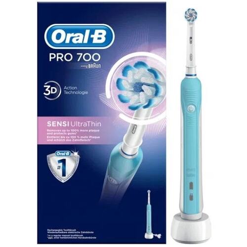 Электрическая зубная щетка PRO 700 SENSI CLEAN ORAL-B