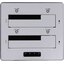 Кредл для HDD формата 3.5" или 2.5" (DAS) Orico 6828US3-C-SV, вид сверху