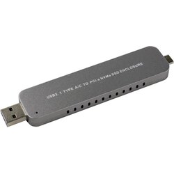 Orient <3552U3> (внешний бокс для подключения M.2 устройств, M key, USB3.1/USB-C)
