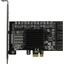 SATA контроллер Orient AJ1062S10 PCI Express, вид сверху
