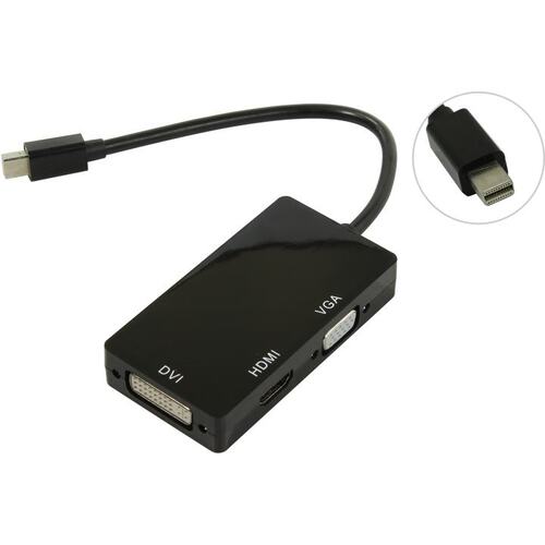 MiniDisplayPort -> HDMI/DVI/VGA Переходник Orient C310 0.2 м.