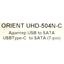 -   SATA HDD/SSD  USB Orient UHD-504N-C,  