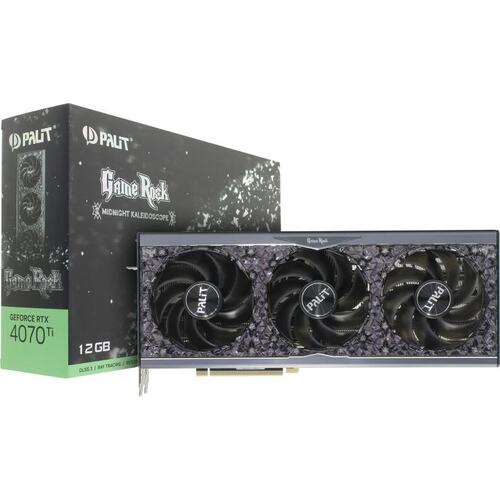 Игровая видеокарта Palit GameRock RTX4070Ti GAMEROCK GeForce<sup>®</sup> RTX 4070 Ti 12 Гб GDDR6X