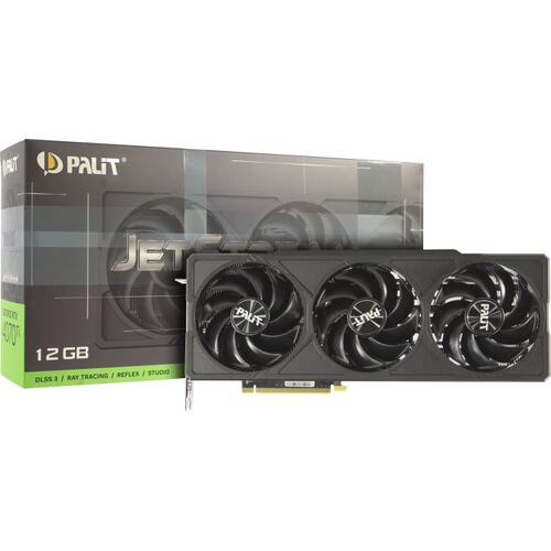 Игровая видеокарта Palit JetStream RTX4070Ti JetStream 12GB GeForce<sup>®</sup> RTX 4070 Ti 12 Гб GDDR6X