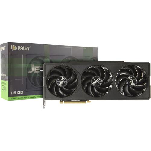 Игровая видеокарта Palit JetStream RTX4080 JetStream 16GB GeForce<sup>®</sup> RTX 4080 16 Гб GDDR6X