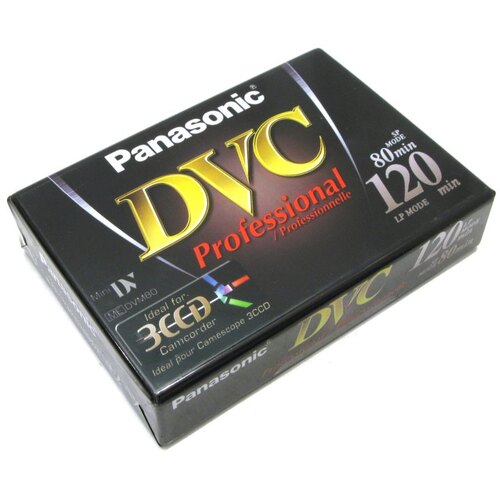 Кассета MiniDV Panasonic Digital Video Cassette MiniDV AY-DVM80YE