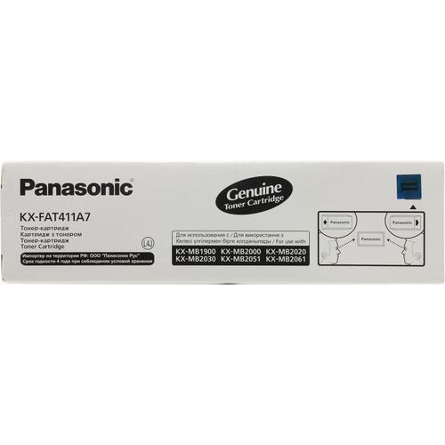 Картридж черный (или контейнер с черными чернилами) Panasonic KX-FAT411A