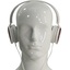 Наушники Panasonic RP-HF300GC-P White, вид спереди