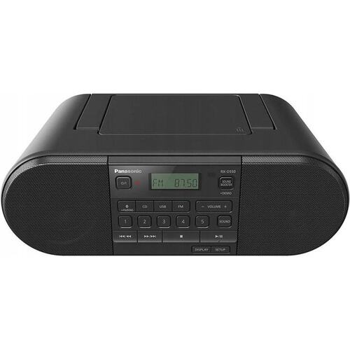 Panasonic <RX-D550E-K Black> (CD/MP3, 20W, USB, FM, Bluetooth)