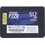 SSD Patriot P220 <P220S512G25> (512 , 2.5", SATA),  