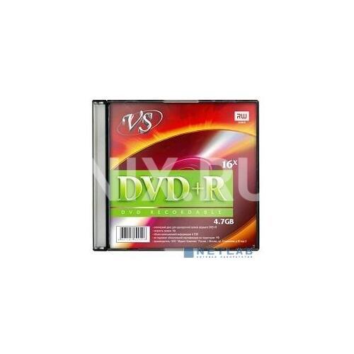 VS (PERFEO) VSDVDPRSL501 Диск DVD+R VS (PERFEO) 4.7 Gb, 16x, Slim Case (5), (5/200).