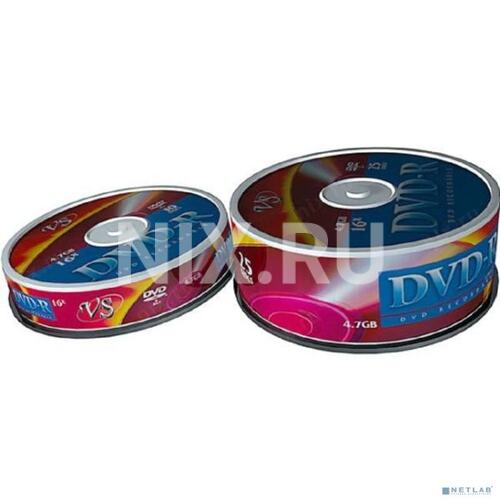 VS (PERFEO) VSDVDRS2501 Диск DVD-R VS 4.7 Gb, 16x, Shrink (25), (25/600).