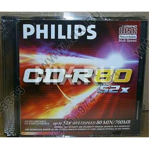 Диск CD-R Philips 10 шт