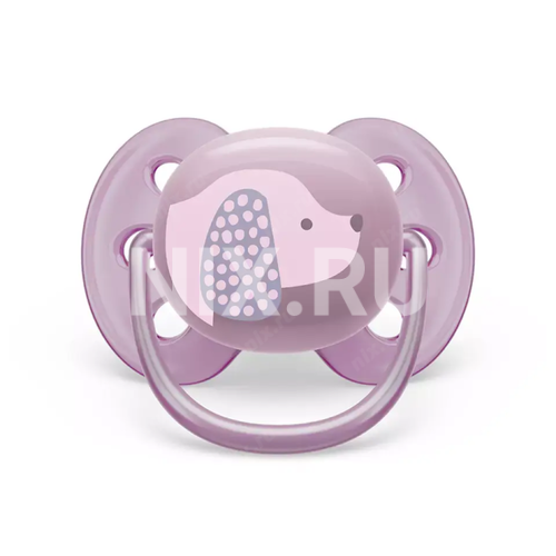 Philips SCF092/05 Пустышка ultra soft, собачка, 6-18 мес., 1 шт.