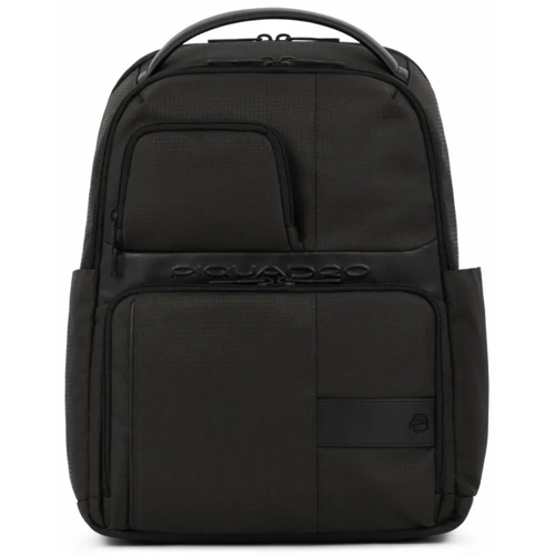 Рюкзак мужской Piquadro Wollem CA6238W129/N черный полиэстер/натур.кожа