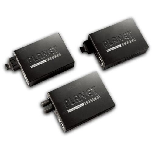 PLANET FT-801 10/100Base-TX to 100Base-FX (ST) Bridge Media Converter, LFPT Supported