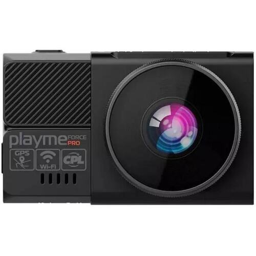 Видеорегистратор Playme Force pro черный 3Mpix 1296x2304 1296p 140гр. GPS MSTAR 8339