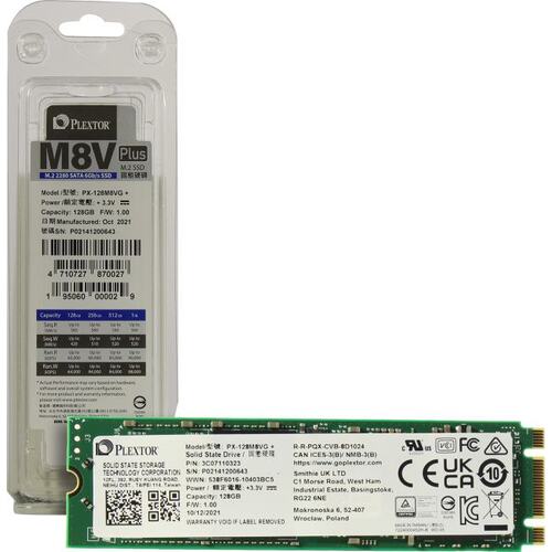 SSD Plextor M8VG Plus <PX-128M8VG+>