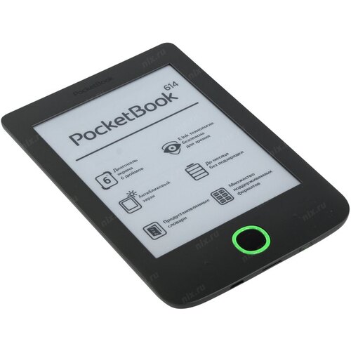 Электронная книга 6" (15.2 см) PocketBook 614 E-Ink Pearl 1300 мАч Черный