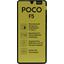 Смартфон POCO F5 Black 256 Гб Dual nano SIM, вид спереди