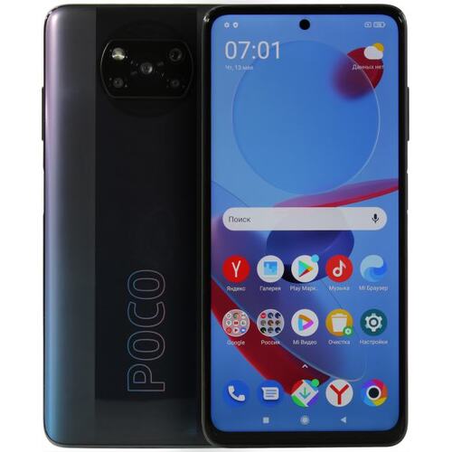 Смартфон POCO X3 Pro Phantom Black 128 Гб Dual nano SIM