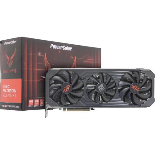 Игровая видеокарта PowerColor Red Devil AXRX6700XT 12GBD6-3DHE/OC RADEON RX 6700 XT 12 Гб GDDR6